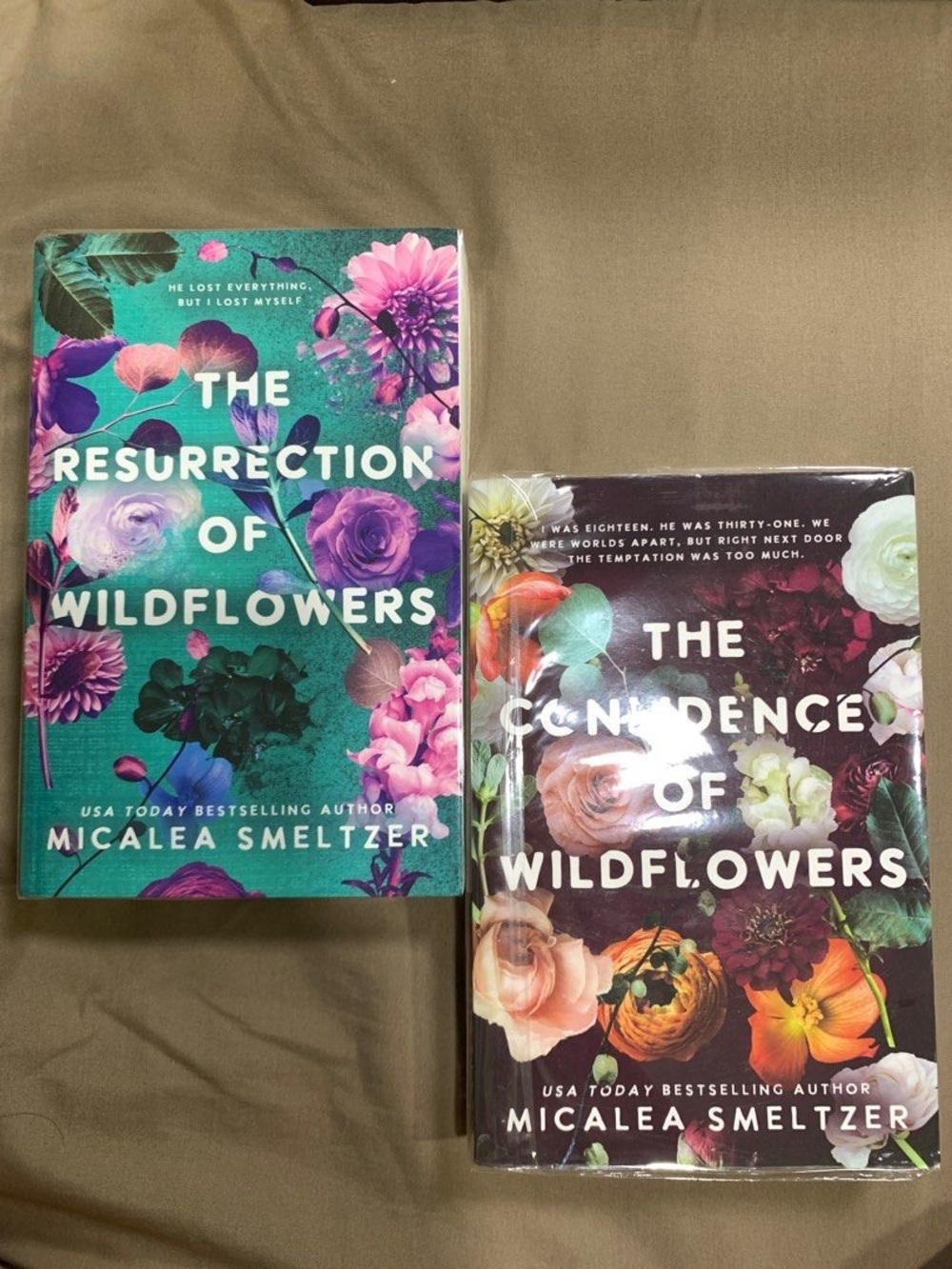 Micalea Smeltzer Books, The Confidence & Resurrection of Wild Flowers, Set of 2